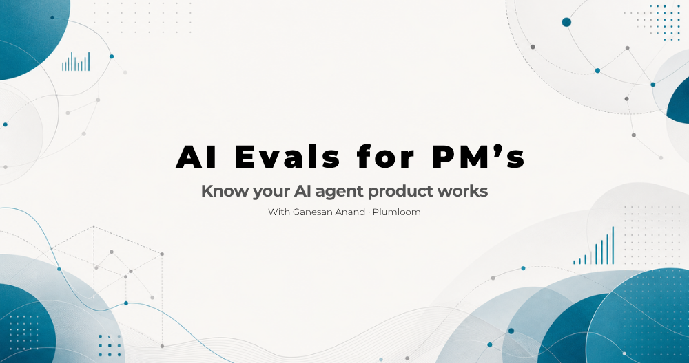 AI Evals for PMs webinar thumbnail